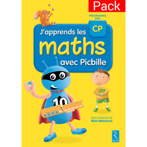 J'APPRENDS LES MATHS CP PICBILLE FICHIER ELEVE PACK DE 10 ED.2016