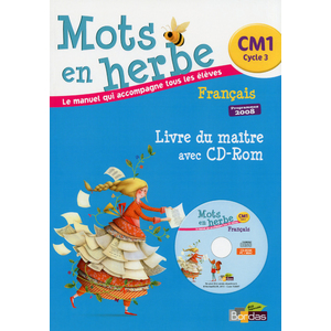 MOTS EN HERBE CM1 LIVRE DU MAITRE ED.2013