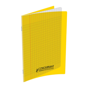 CAHIER PP JAUNE 17X22 60P SÉYÈS 90G PIQURE