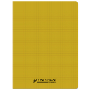 CAHIER PP RECYCLÉ 24X32 96P SÉYÈS JAUNE