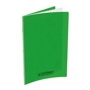 CAHIER PP VERT 24X32 140P SÉYÈS 90G PIQURE